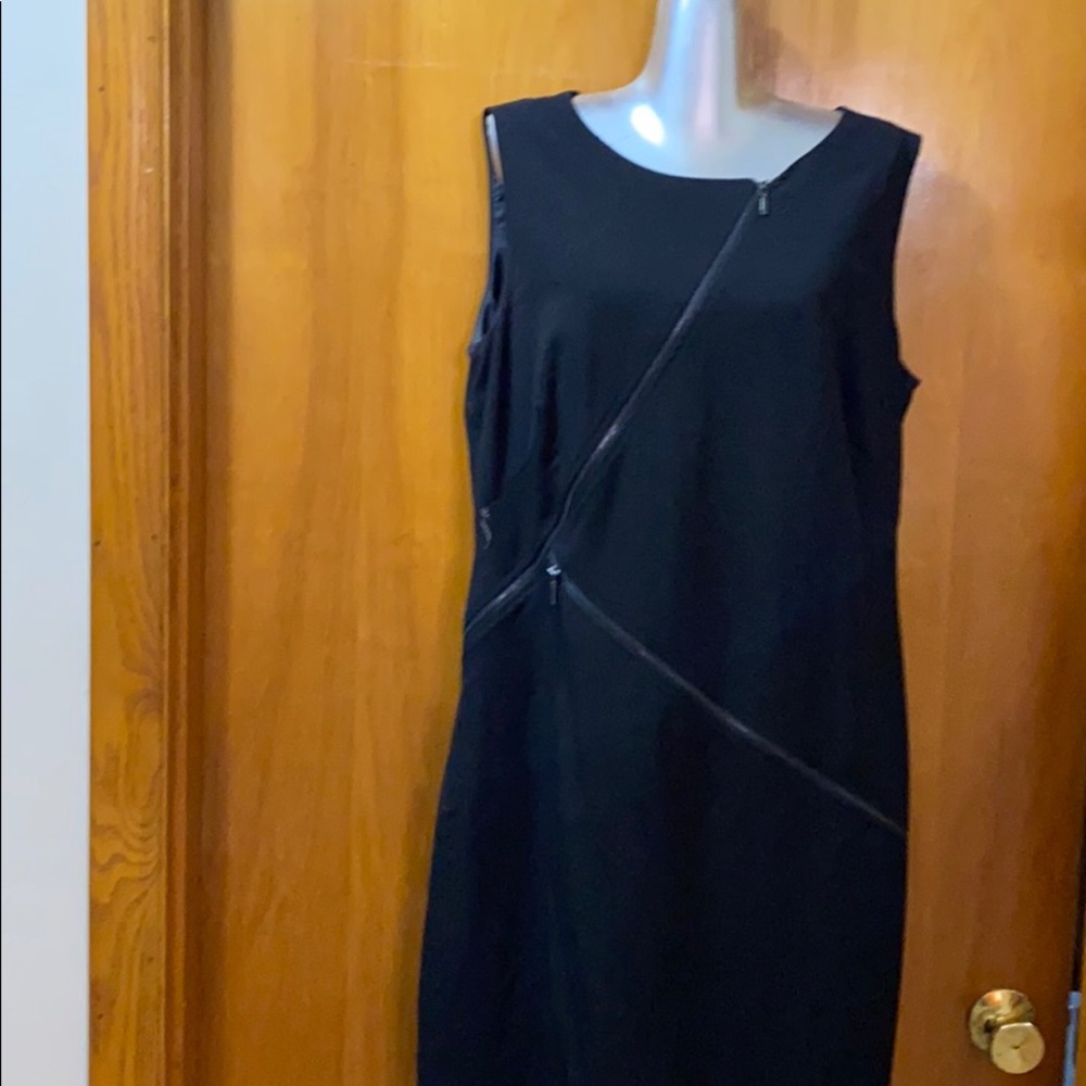 Calvin Klein Sheath with Funky Zipper Detail 12
